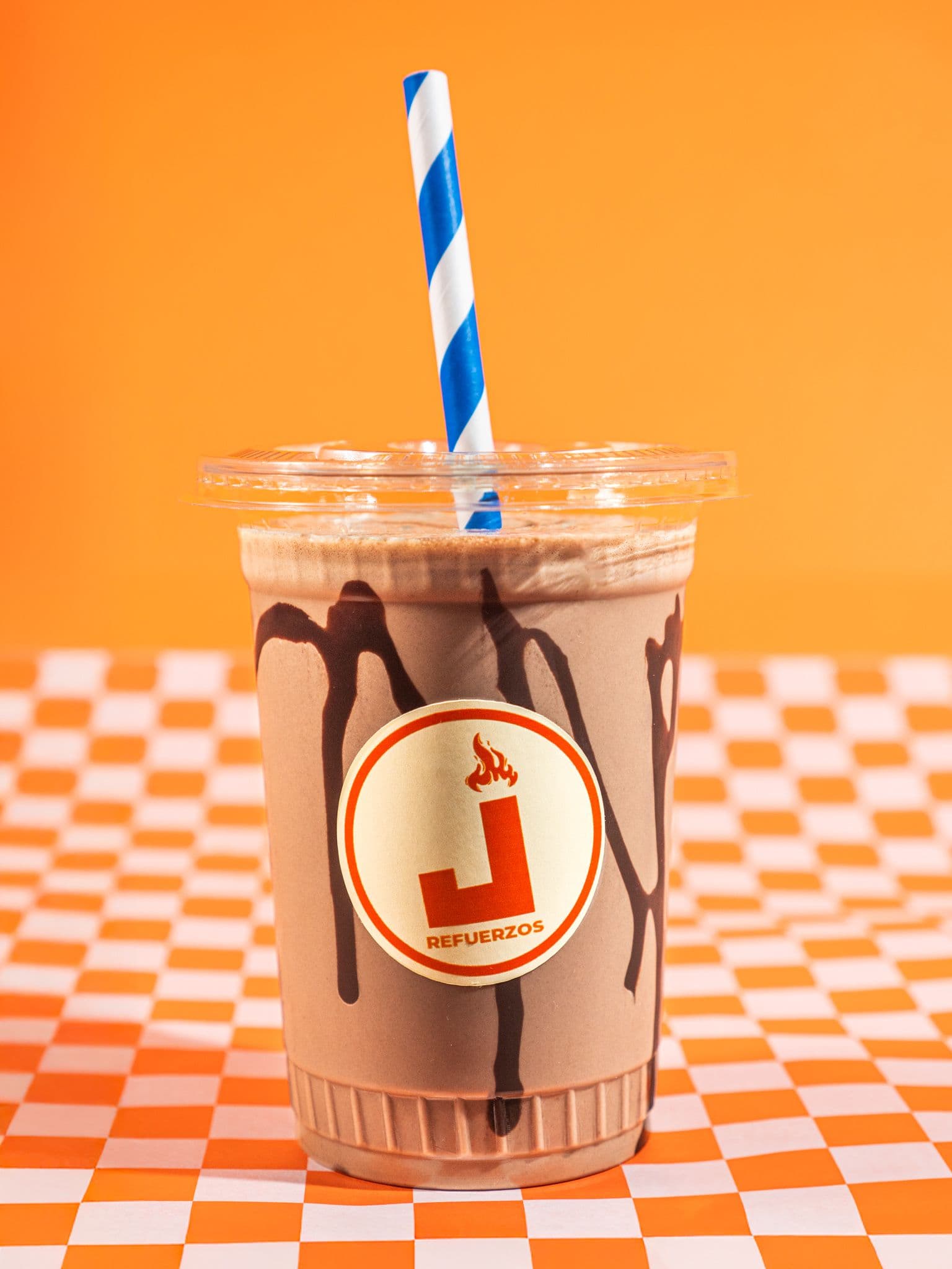 Foto real de Batido de helado de chocolate del catálogo web de Justo Refuerzos.