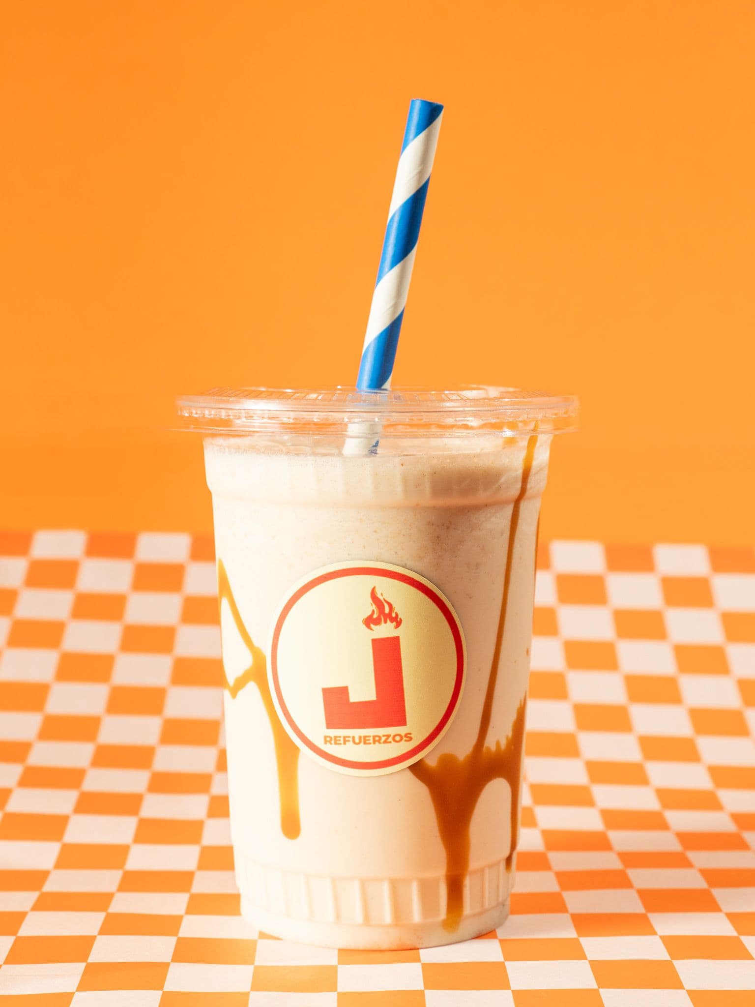 Batido de maní de Justo Refuerzos.